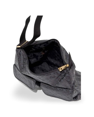 Gherardini Umhängetasche Pocket Satchel Damen Excalibur aus Softy-Gewebe mit Metalldetails