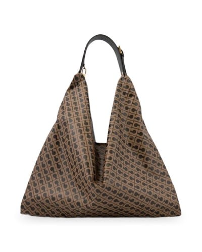 Gherardini Hobo-Tasche Amazzonia Damen Toffee aus Softy-Gewebe