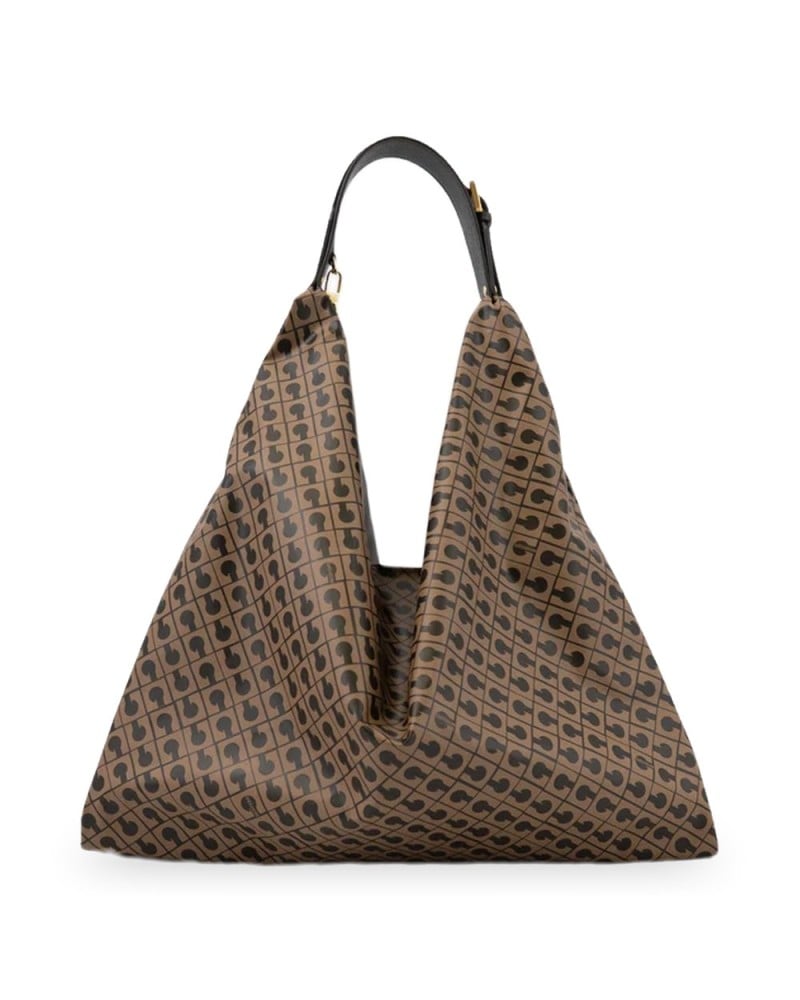Gherardini Hobo-Tasche Amazzonia Damen Toffee aus Softy-Gewebe