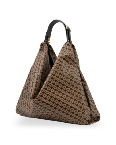 Gherardini Hobo-Tasche Amazzonia Damen Toffee aus Softy-Gewebe