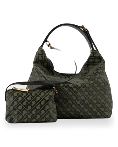 Gherardini Handtasche Amazzonia Mini Damen Forest aus Softy-Gewebe