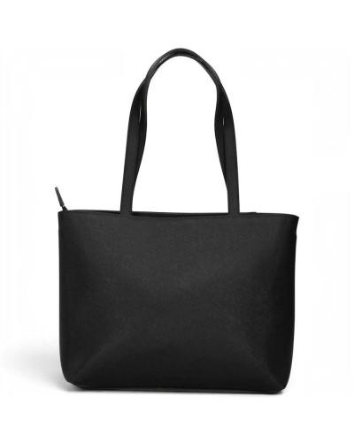 Alviero Martini 1° Classe Medium Shopping Bag Female Black in Coated Fabric