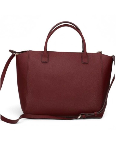 Alviero Martini 1° Classe Hand Bag with Detachable Strap Female Burgundy in Coated Fabric