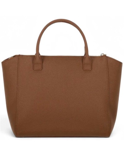 Alviero Martini 1° Classe Hand Bag with Detachable Strap Female Chestnut in Coated Fabric