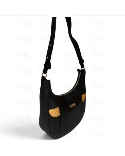 Alviero Martini 1° Classe Hobo Shoulder Bag Female Black in Coated Fabric
