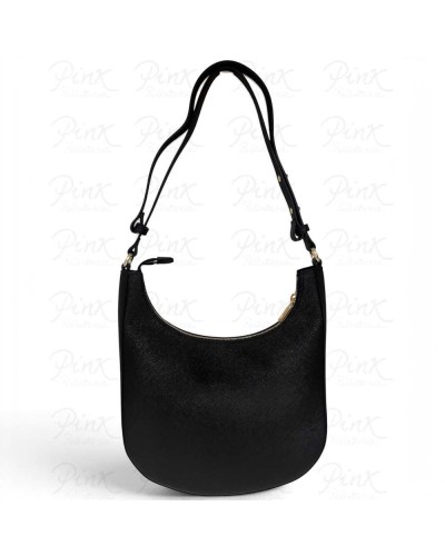 Alviero Martini 1° Classe Hobo Shoulder Bag Female Black in Coated Fabric