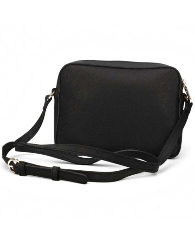 Alviero Martini 1° Classe Small Reporter Bag Female Black in Coated Fabric