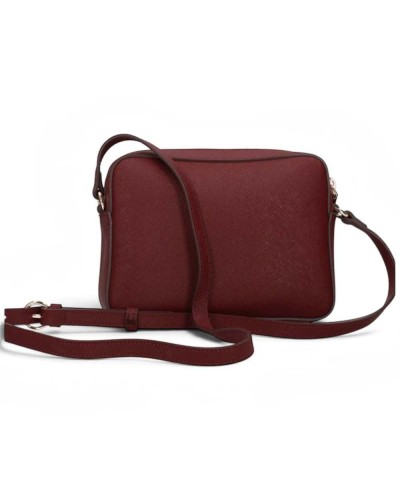 Alviero Martini 1° Classe Small Reporter Bag Female Burgundy in Coated Fabric