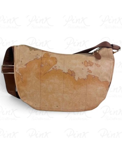 Alviero Martini 1° Classe Bolso de Hombro Mediano Mujer Castaño en Tejido revestido y Piel bovina