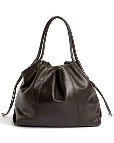 Alviero Martini 1° Classe Shopping Bag Mujer Chocolate en Piel de ternera