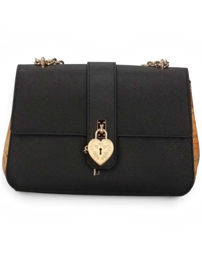 Alviero Martini 1° Classe Bolso de Hombro Mujer Negro en Tejido revestido