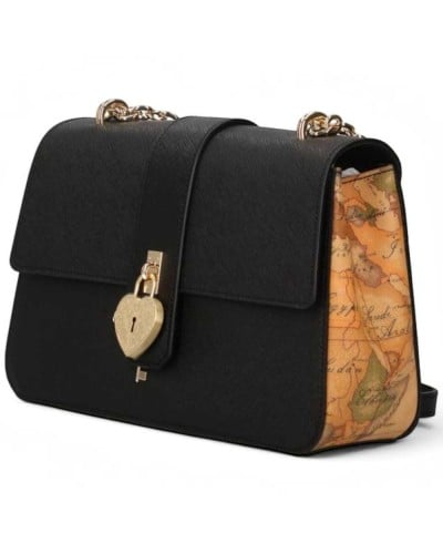 Alviero Martini 1° Classe Bolso de Hombro Mujer Negro en Tejido revestido