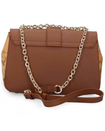 Alviero Martini 1° Classe Bolso de Hombro Mujer Castaño en Tejido revestido