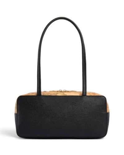 Alviero Martini 1° Classe Bolso de Hombro Mujer Negro en Tejido revestido