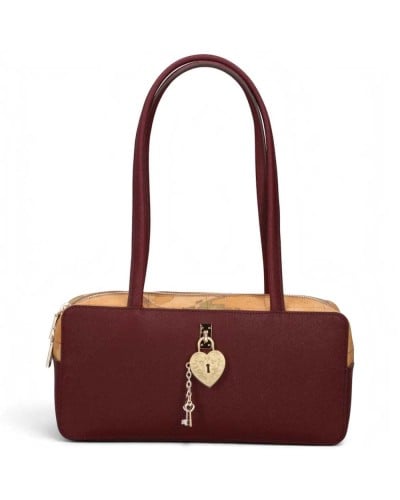 Alviero Martini 1° Classe Bolso de Hombro Mujer Burgundy en Tejido revestido