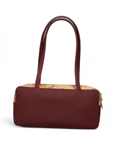 Alviero Martini 1° Classe Bolso de Hombro Mujer Burgundy en Tejido revestido
