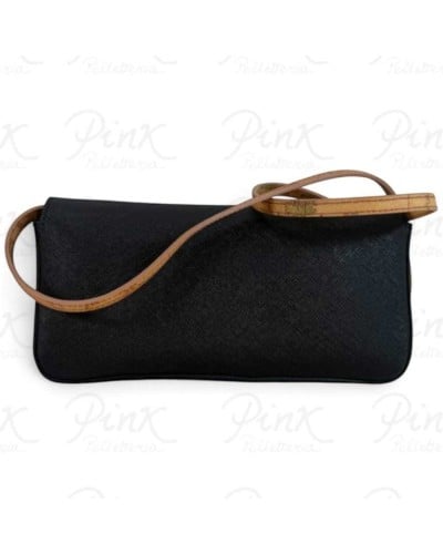 Alviero Martini 1° Classe Bolso de Hombro Pequeño Mujer Negro en Tejido revestido