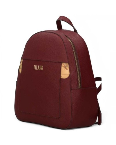 Alviero Martini 1° Classe Mochila Mujer Burgundy en Tejido revestido