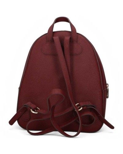 Alviero Martini 1° Classe Mochila Mujer Burgundy en Tejido revestido