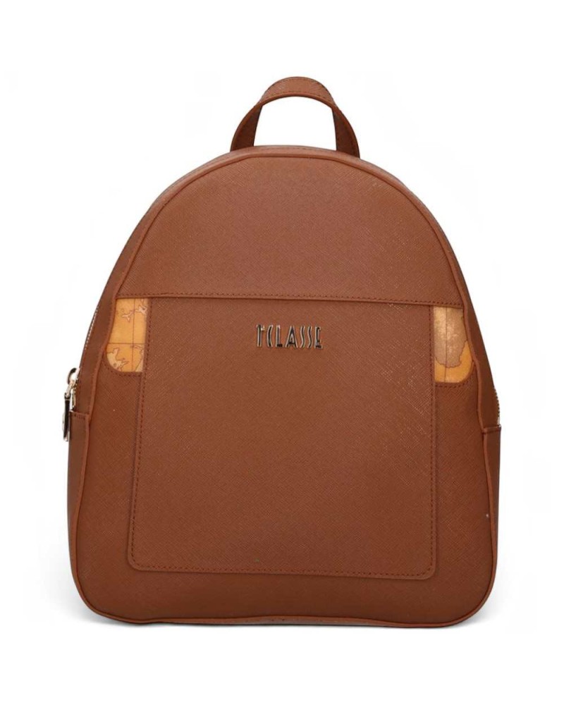 Alviero Martini 1° Classe Mochila Mujer Castaño en Tejido revestido