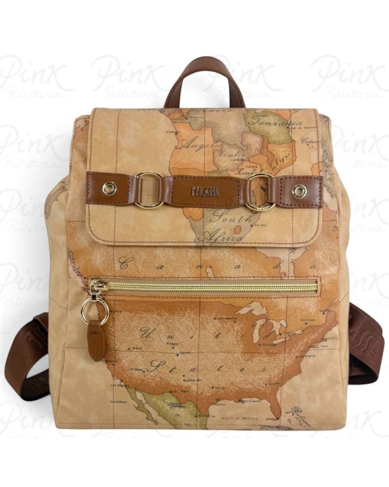 Alviero Martini 1° Classe Mochila Mujer Castaño en Tejido revestido y Piel bovina