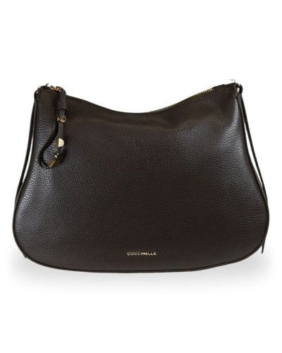 Coccinelle Borsa Hobo Nory Donna Fango in Pelle martellata