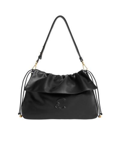 Coccinelle Borsa Hobo Lidia Donna Nero in Pelle liscia