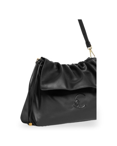 Coccinelle Borsa Hobo Lidia Donna Nero in Pelle liscia