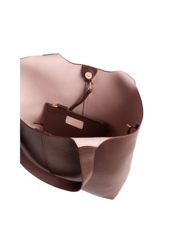 Coccinelle Shopping Bag C-Easy Mujer Berry en Piel granulada