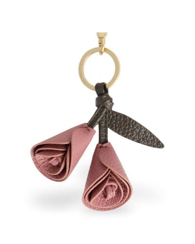 Coccinelle Charm Flowers Bicolor Damen Taupe aus Genarbtes Leder und Metall