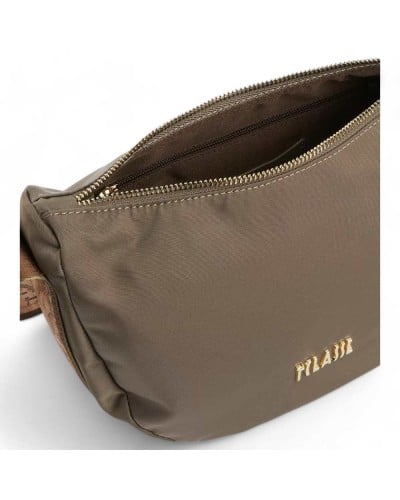 Alviero Martini 1° Classe Small Shoulder Bag Female Rock Grey in Recycled Polyamide and Acrylic