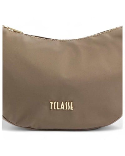 Alviero Martini 1° Classe Small Shoulder Bag Female Rock Grey in Recycled Polyamide and Acrylic