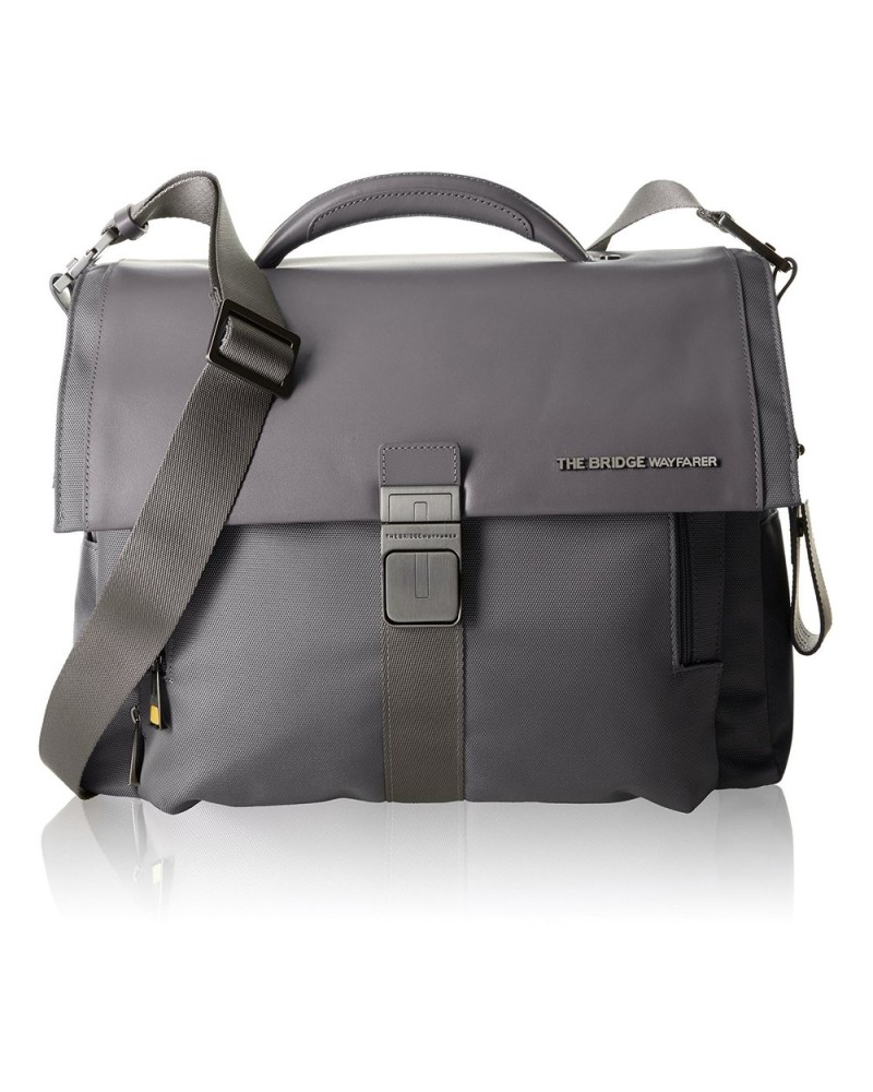 The Bridge Wayfarer Bag Briefcase Flap Female Grey - n04autbrc007-cr