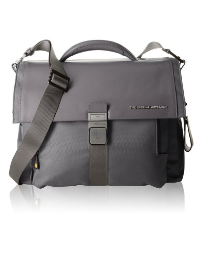 The Bridge Wayfarer Bag Briefcase Flap Female Grey - n04autbrc007-cr