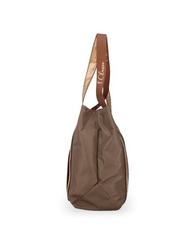 Alviero Martini 1° Classe Shopping Bag Female Rock Grey in Recycled Polyamide and Acrylic