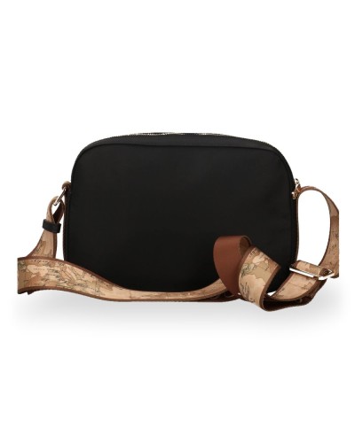 Alviero Martini 1° Classe Reporter Bag Female Black in Recycled Polyamide and Acrylic