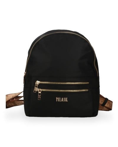 Alviero Martini 1° Classe Mochila Mujer Negro en Poliamida reciclada y Acrílico