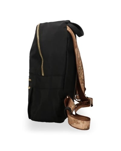 Alviero Martini 1° Classe Mochila Mujer Negro en Poliamida reciclada y Acrílico