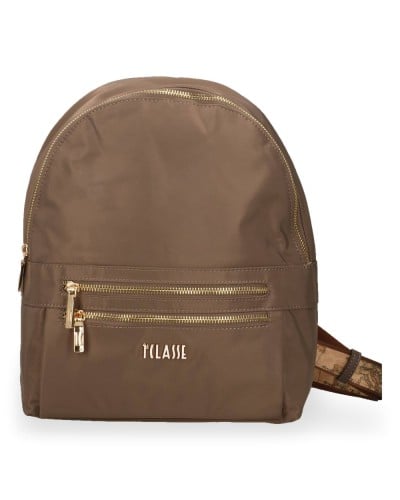 Alviero Martini 1° Classe Mochila Mujer Gris Roca en Poliamida reciclada y Acrílico