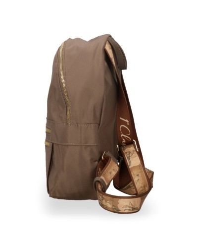 Alviero Martini 1° Classe Mochila Mujer Gris Roca en Poliamida reciclada y Acrílico