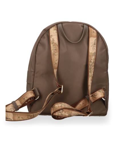 Alviero Martini 1° Classe Mochila Mujer Gris Roca en Poliamida reciclada y Acrílico