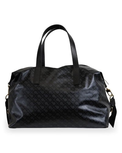 Gherardini Softy Bowling Bag Women Excalibur in Softy Fabric with Leather Trims