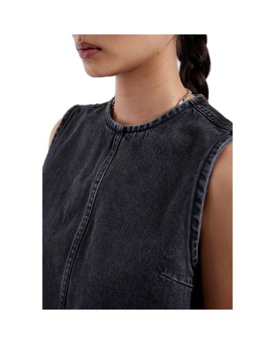 DR. DENIM Top vaquero Erin Mujer Retro Black