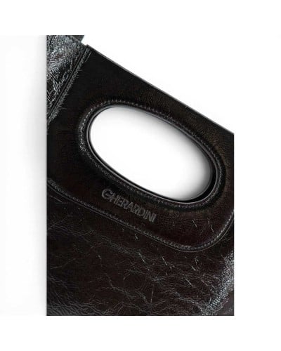 Gherardini Bolso de Mano Piattina Mujer Negro en Piel Naplak