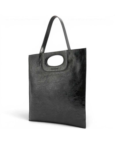 Gherardini Bolso de Mano Piattina Mujer Negro en Piel Naplak
