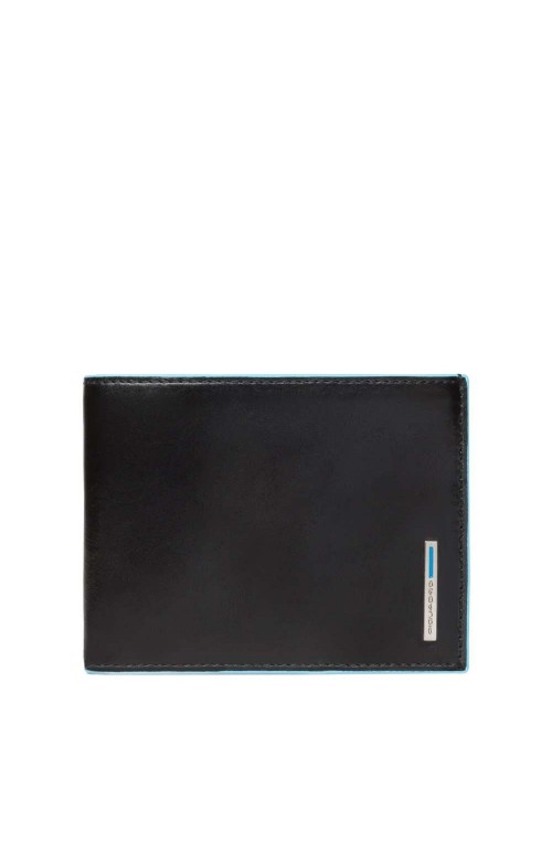 PIQUADRO Cartera B2 Hombre Cuero Negro - PU257B2R-N