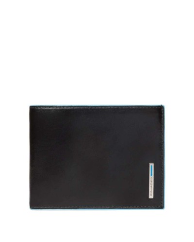 PIQUADRO Geldbörse B2 Herren Leder Schwarz - PU257B2R-N