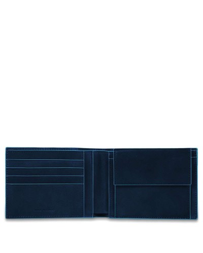 Portafoglio PIQUADRO B2 Uomo Pelle blu PU257B2R-BLU2