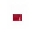 PIQUADRO Cardholder b2 red Leather - PP2762B2R-R