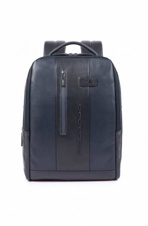 PIQUADRO Backpack Urban Male Leather Blue - CA4818UB00-BLU